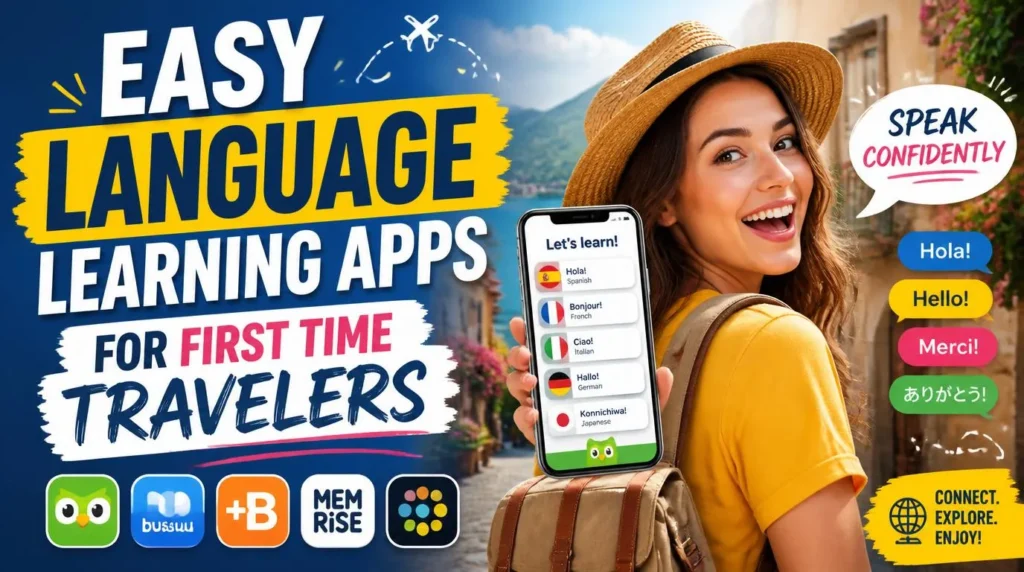 Easy Language Learning Apps for First Time Travelers